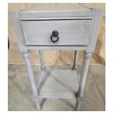 Nice Small Painted Grey Accent Table