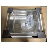 19' x 22' stainless steel sink