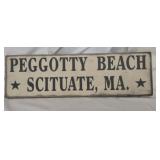 Wooden sign decor