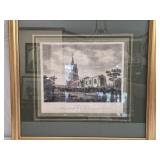 1826 Framed print of Ashwell Church