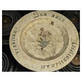 Large Heavy Sun Rose Italian Style Bowl