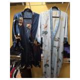Lot of 2 Silk Kim + Ono Asian Robes