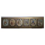 Vintage wood German wall decor