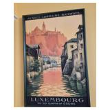 vintage Alsace Lorraine Railways travel poster