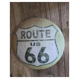 Vintage Route 66 metal sign