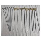 Vintage Turkish or Greek shish kabob skewers