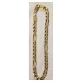 18k Yellow Gold Fa.ca.dï¿½ro Figaro Bracelet