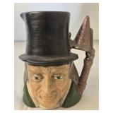 Pottery made Toby Style Mug