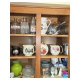 Cabinet Lot of Misc Household Items