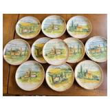 Set of 11 Williams Sonoma Italian Plates