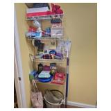 Closet Lot of Wore Basket Weights Purse Decor Etc
