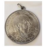 1966 Spanish 100 Pesetas Silver Coin 80 % Silver
