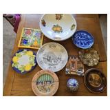 10 pcs of Ceramic Italian & Brass Decor Items