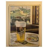 vintage Wï¿½rzburger Hofbrï¿½u advertising sign