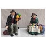 2 Vintage Royal Doulton figurines