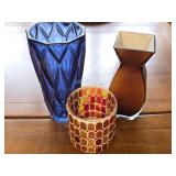 Lot of Glass Decorative Vases