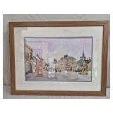 Print of a quaint British street scene