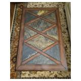 Wood coffee table