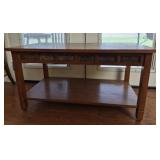 Wooden coffee table