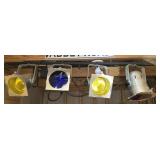 Vintage stage lights tested and working