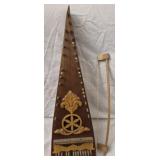 Bowed psaltery wooden