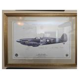 Signed National aviation hall of fame print 54/100