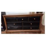 7 drawer dresser wood
