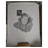 Signed AP J.G. Keck print of John C. Morgan