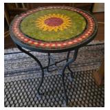 Mosaic style plant stand