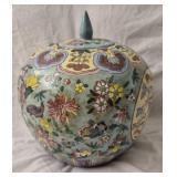 Chinese lidded ginger jar
