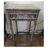 Small light wood table