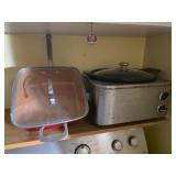 Red Copper Pan & Cuisinart Crock pot