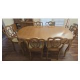 Gorgeous French Provisional table and 6 chairs