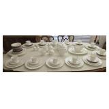 Mikasa bone china 12 place setting set
