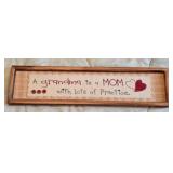 Framed Handmade Grandma Mom Picture