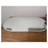 Beveled edge mirror stand