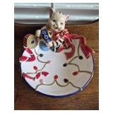 Christmas decor candy dish