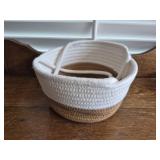 White brown basket