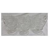12pcs vintage Hazel Atlas Gothic glasses