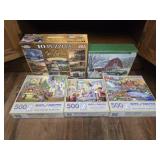 Lot of 5 puzzles