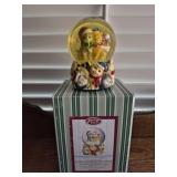 Music company cats water globe