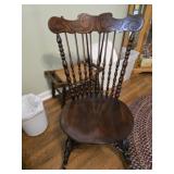 Victorian style spindle rocker