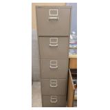 Super Filer 5 drawer metal filing cabinet
