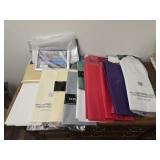 Estate lot of plastic and other table cloths