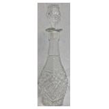 vintage Anchor Hocking clear glass decanter