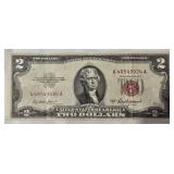 $2 red certificate 1953 A