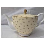 Wedgwood Harlequin teapot yellow Polka Dots