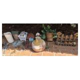 Estate lot of outdoors decor