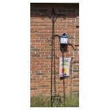 3 metal shepherd hooks