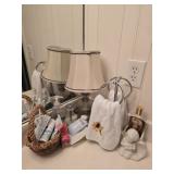 Estate lot of bathroom decor